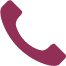 Maroon telephone receiver icon